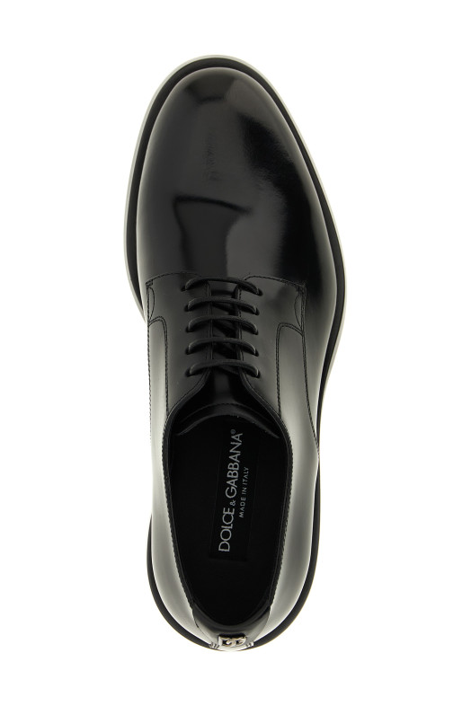 Derby Lace-Up Shoes Black Derby Lace-Up Shoes Black