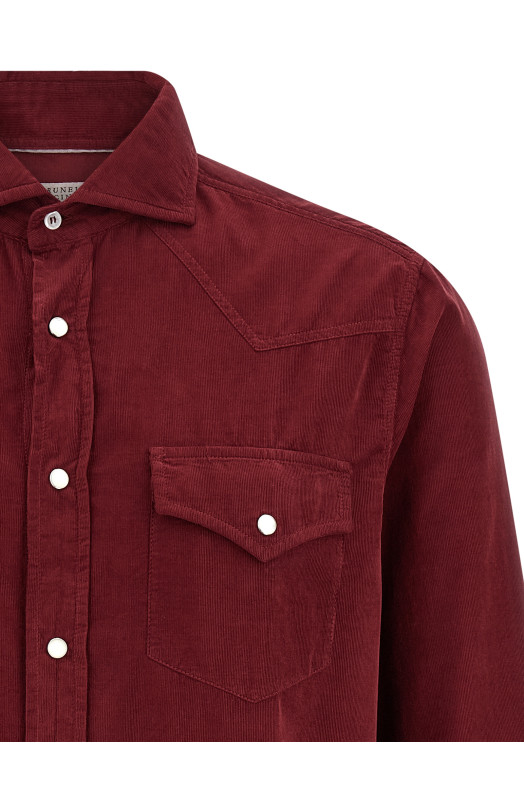 Corduroy shirt Bordeaux Corduroy shirt Bordeaux