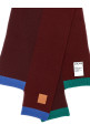 Wool asymmetrical scarf Multicolor