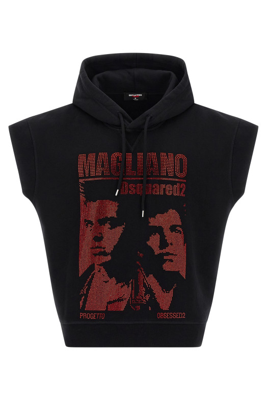 Magliano x Dsquared2 capsule hoodie Black Magliano x Dsquared2 capsule hoodie Black