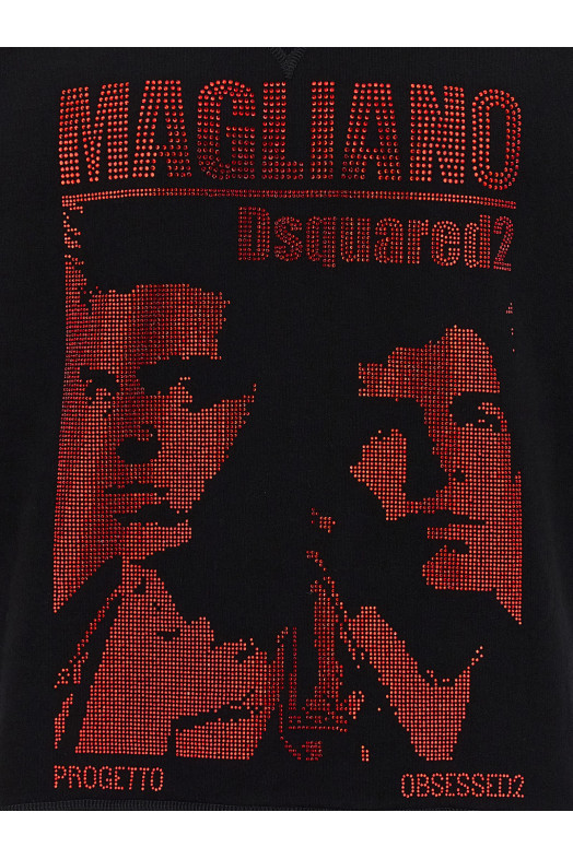 Magliano x Dsquared2 capsule hoodie Black Magliano x Dsquared2 capsule hoodie Black