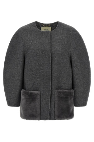 Blouson cocoon Gray Blouson cocoon Gray