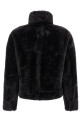 'Shiny Zipper Pull' shearling jacket Gray 'Shiny Zipper Pull' shearling jacket Gray