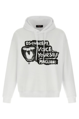 Капюшон Magliano x Dsquared2, чорно-сірий S71GU0753S25516100 Капюшон Magliano x Dsquared2, чорно-сірий S71GU0753S25516100