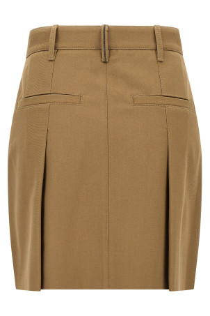 Pleated skirt Brown Pleated skirt Brown