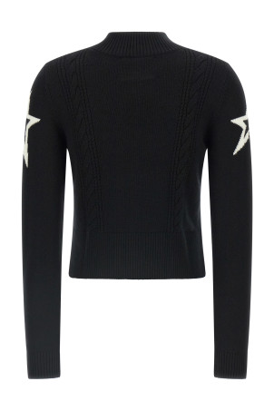 'Cable Underwear’ turtleneck sweater Black-grey 'Cable Underwear’ turtleneck sweater Black-grey
