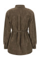 Suede shirt Gray