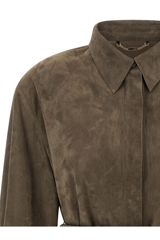 Suede shirt Gray