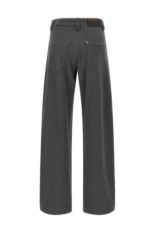 Бавовняні штани Сірі BRUNELLO CUCINELLI MH827P9062C080 Бавовняні штани Сірі BRUNELLO CUCINELLI MH827P9062C080