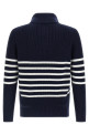 English half-ribbed sweater Blue
