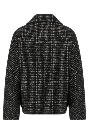 Пальто в клетку Черно-серое DOLCE & GABBANA F27GDTFQZAOS8100 Пальто в клетку Черно-серое DOLCE & GABBANA F27GDTFQZAOS8100