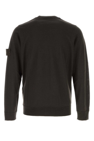 Темно-коричневий вовняний светр STONE ISLAND (5100074FC)