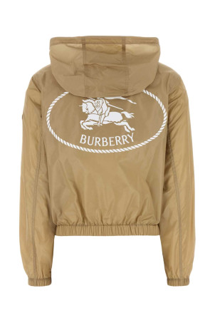 Бежевая нейлоновая куртка BURBERRY (8113648) Бежевая нейлоновая куртка BURBERRY (8113648)