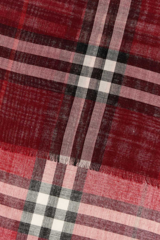 Embroidered wool blend scarf BURBERRY (8114101)