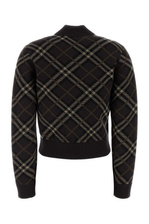 Embroidered stretch wool blend cardigan BURBERRY (8114204) Embroidered stretch wool blend cardigan BURBERRY (8114204)