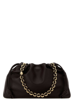 Темно-коричнева шкіра наппа, велика сумочка Flamenco Purse LOEWE (A411FPDX44) Темно-коричнева шкіра наппа, велика сумочка Flamenco Purse LOEWE (A411FPDX44)