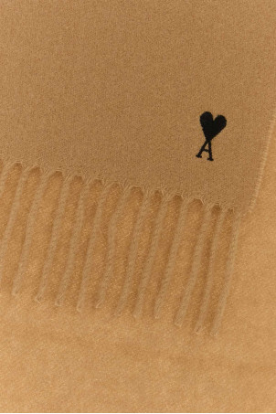 Camel wool scarf AMI (USF677334)