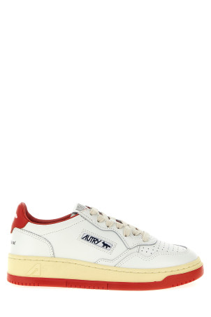 Кроссовки Autry x Maison Kitsuné «Medalist Low» красные AULWMK02 Кроссовки Autry x Maison Kitsuné «Medalist Low» красные AULWMK02