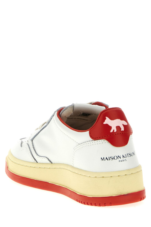 Кросівки Autry x Maison Kitsuné «Medalist Low» Червоні AULWMK02 Кросівки Autry x Maison Kitsuné «Medalist Low» Червоні AULWMK02