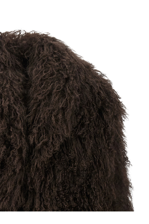 Довгошерста шерсть Коричнева YVES SALOMON 26W26WYV62668AGMOA2009 Довгошерста шерсть Коричнева YVES SALOMON 26W26WYV62668AGMOA2009