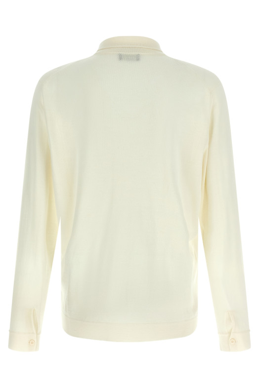 Кардиган из мериносовой шерсти Бежевый ROBERTO COLLINA 253M01005M0102