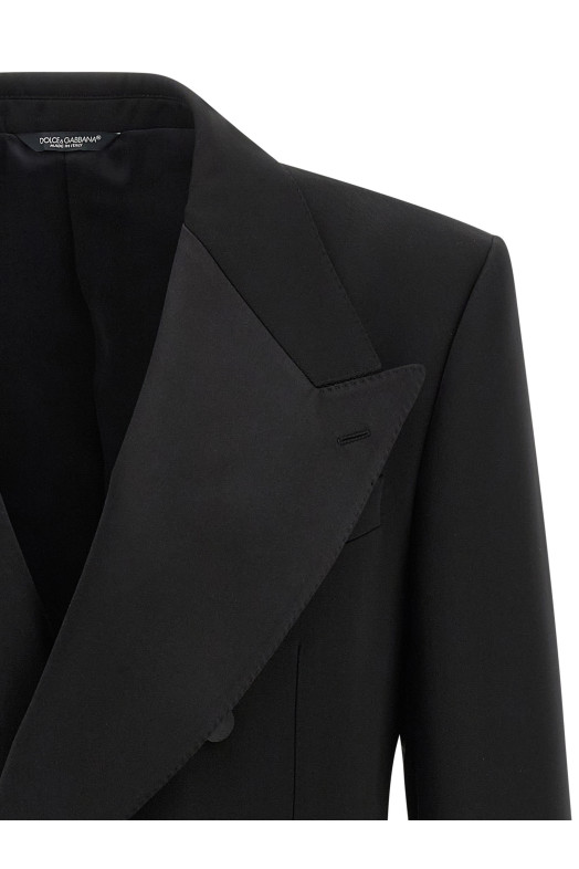Tailored double-breasted blazer Black Tailored double-breasted blazer Black