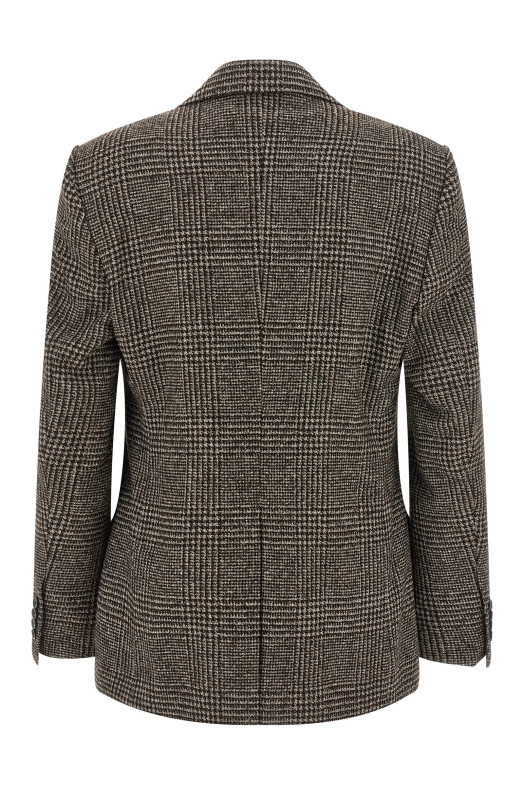 Prince of Wales Wool blazer Brown Prince of Wales Wool blazer Brown