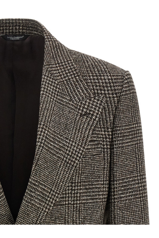 Prince of Wales Wool blazer Brown Prince of Wales Wool blazer Brown