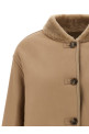 Двусторонняя куртка Бежевый YVES SALOMON 26W26WYV62962MESIA2261 Двусторонняя куртка Бежевый YVES SALOMON 26W26WYV62962MESIA2261