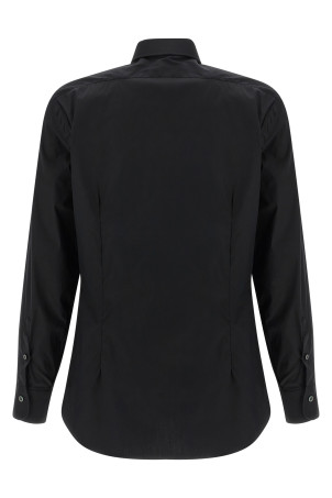 Stretch cotton shirt Black Stretch cotton shirt Black