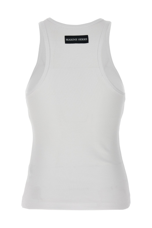 'Logo' tank top White