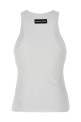 'Logo' tank top White