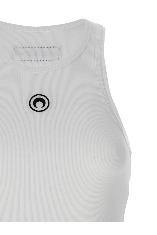 'Logo' tank top White
