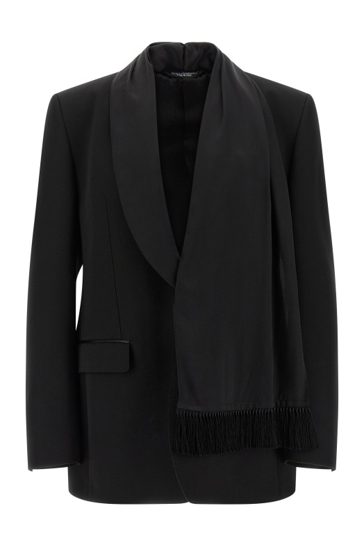 Shawl neck blazer Black Shawl neck blazer Black