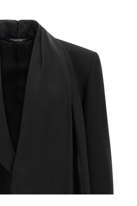 Shawl neck blazer Black Shawl neck blazer Black
