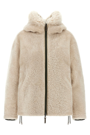 Двостороння куртка Multicolor ARMY YVES SALOMON 26W26WFV04165J09WB0489 Двостороння куртка Multicolor ARMY YVES SALOMON 26W26WFV04165J09WB0489