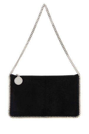 Black velvet Falabella shoulder bag Black STELLA McCARTNEY (7P0076WP0616)