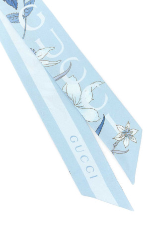 Printed silk foulard GUCCI (8109493G001)