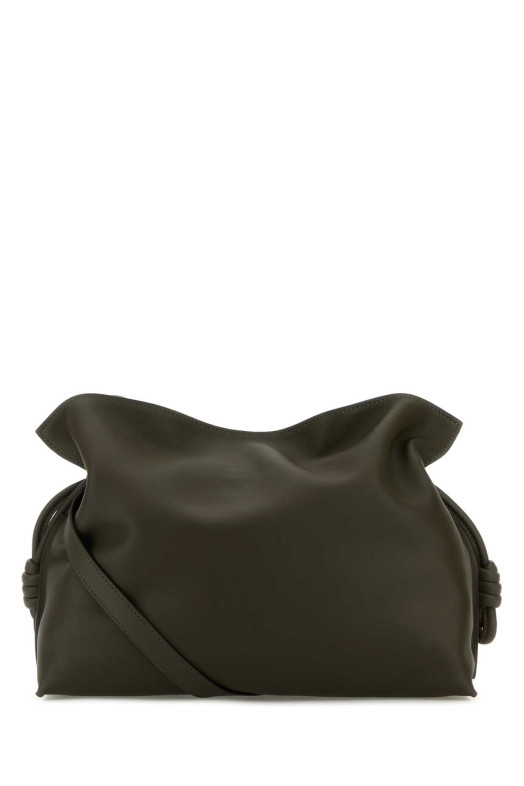 Клатч Flamenco з зеленої шкіри наппа LOEWE (A411FC1XBF)