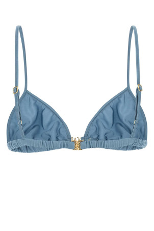 Cerulean blue stretch nylon bikini top CHLOE (CH25AMB20472) Cerulean blue stretch nylon bikini top CHLOE (CH25AMB20472)