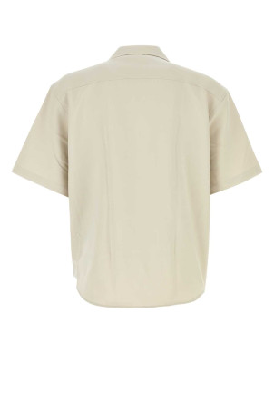 Chalk cotton shirt AMI (HSH219CO0106)