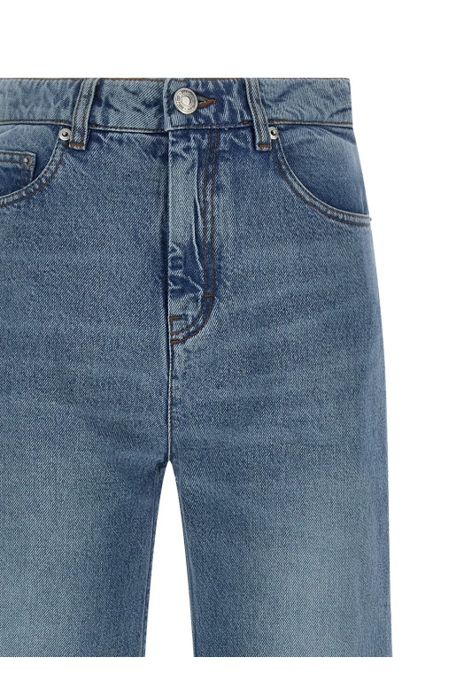 Джинси з розкльошеними штанинами BLUE AMI PARIS FTR420DE0046480 Джинси з розкльошеними штанинами BLUE AMI PARIS FTR420DE0046480