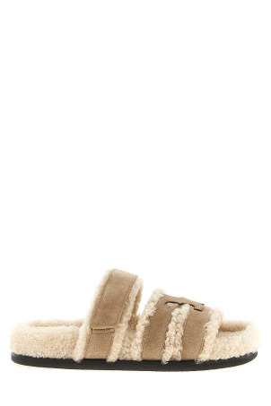 'Ines' slides Beige