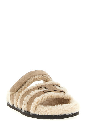 'Ines' slides Beige