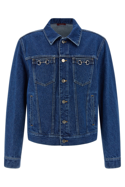 Horsebit denim jacket Blue