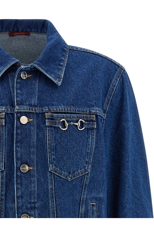 Horsebit denim jacket Blue
