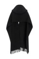 Hooded scarf Black