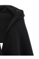 Hooded scarf Black