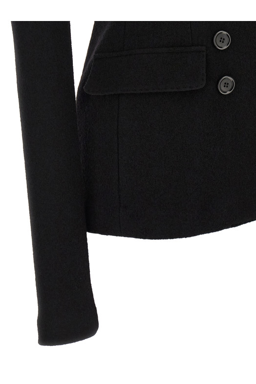 Шерстяний блейзер Чорний DOLCE & GABBANA F27HDTHU2BBN0000 Шерстяний блейзер Чорний DOLCE & GABBANA F27HDTHU2BBN0000