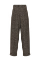Prince of Wales Wool pants Brown